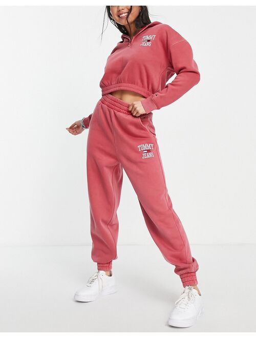 buy-tommy-hilfiger-tommy-jeans-college-logo-baggy-jogger-in-red-part