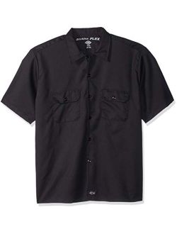 Men's Short-Sleeve Flex Work Shirt Slim Fit