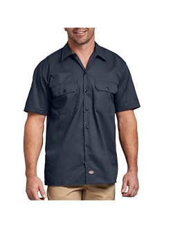 Men's Short-Sleeve Flex Work Shirt Slim Fit