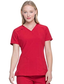 EDS Essentials Women Scrubs Top V-Neck DK615