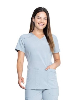 EDS Essentials Women Scrubs Top V-Neck DK615