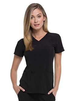 EDS Essentials Women Scrubs Top V-Neck DK615