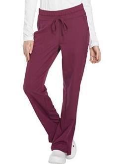 Dynamix Women Scrubs Pant Mid Rise Straight Leg Drawstring DK130