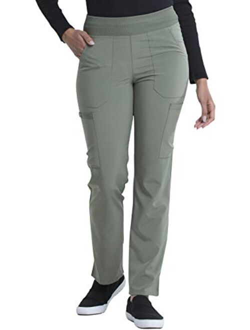 Dickies EDS Essentials Women Scrubs Pant Natural Rise Tapered Leg Pull-On DK005