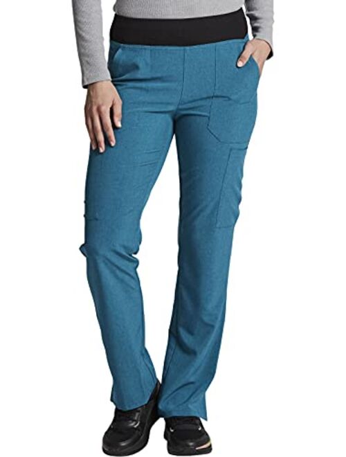 Dickies EDS Essentials Women Scrubs Pant Natural Rise Tapered Leg Pull-On DK005
