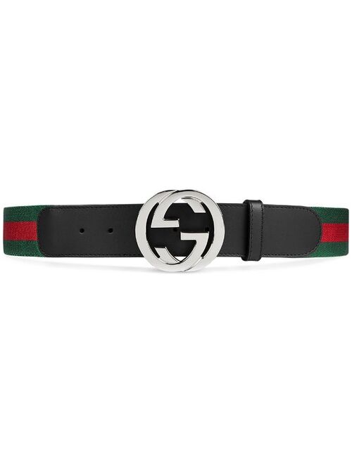 Gucci Web belt with G buckle