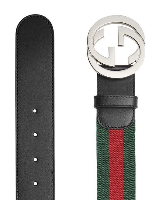 Gucci Web belt with G buckle