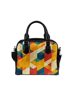 InterestPrint Funny Design Women's PU Leather Purse Handbag Shoulder Bag
