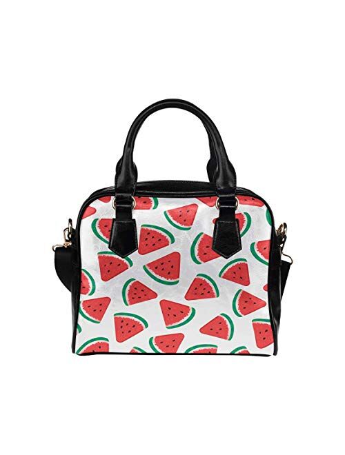 InterestPrint Funny Design Women's PU Leather Purse Handbag Shoulder Bag