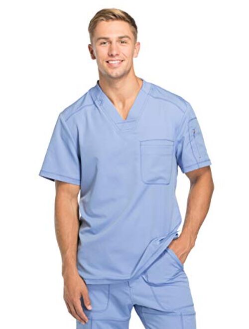 Dickies Dynamix Men Scrubs Top Tuckable V-Neck DK610