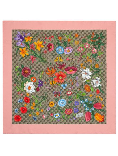 Gucci GG Flora scarf