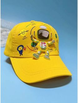 Toddler Kids Astronaut Decor Baseball Cap