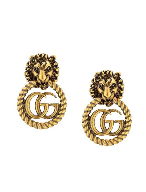 Gucci Lion Head earrings