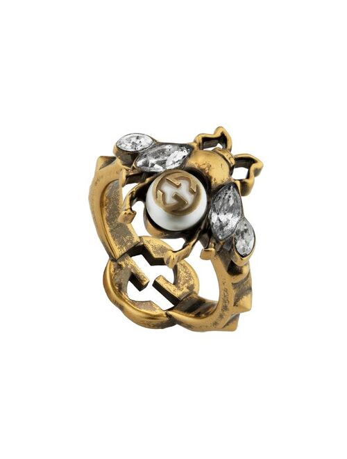 Gucci Interlocking G Bee ring