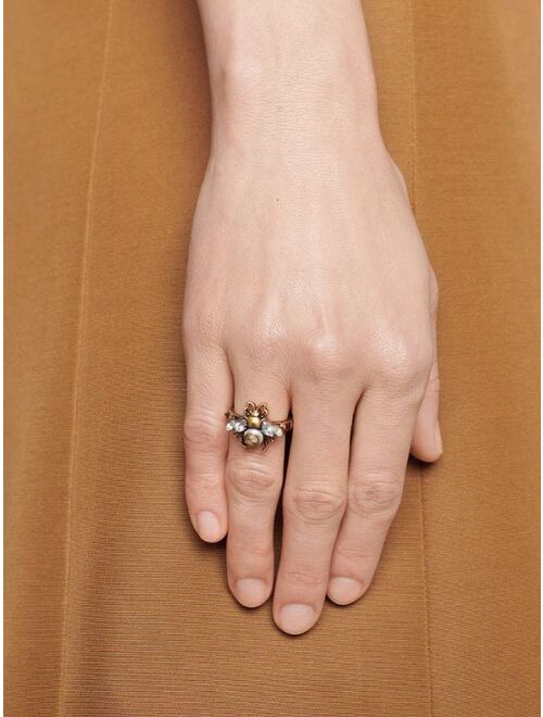 Gucci Interlocking G Bee ring