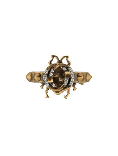 Gucci Interlocking G Bee ring