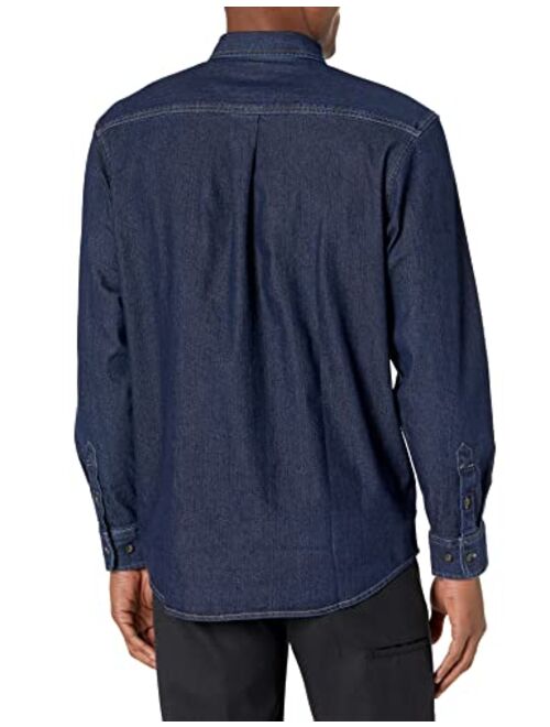 Dickies Men's Flex Denim Long Sleeve Work Shirt