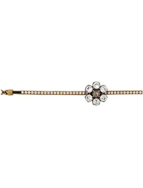 Gucci crystal double G bracelet