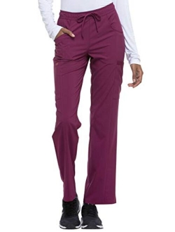 EDS Essentials Women Scrubs Pant Mid Rise Straight Leg Drawstring DK010