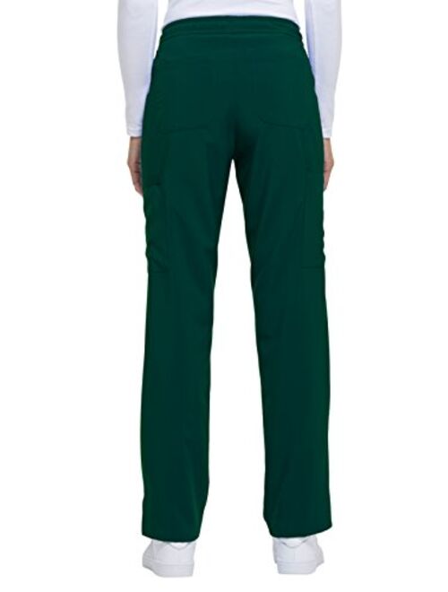 Dickies EDS Essentials Women Scrubs Pant Mid Rise Straight Leg Drawstring DK010