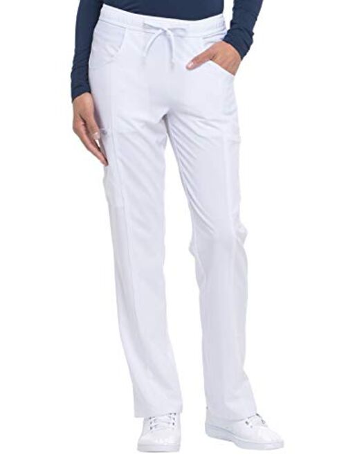 Dickies EDS Essentials Women Scrubs Pant Mid Rise Straight Leg Drawstring DK010