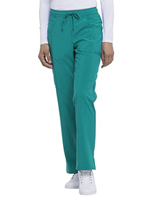 Dickies EDS Essentials Women Scrubs Pant Mid Rise Straight Leg Drawstring DK010