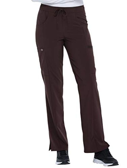 Dickies EDS Essentials Women Scrubs Pant Mid Rise Straight Leg Drawstring DK010