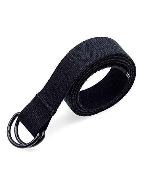 Teeoff Web Belt with Double D-Ring Buckles