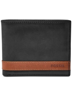 Men's Quinn Bifold With Flip ID Leather Wallet