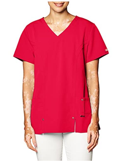 Dickies Xtreme Stretch Women Scrubs Top V-Neck 82851