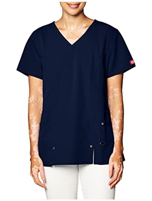 Dickies Xtreme Stretch Women Scrubs Top V-Neck 82851