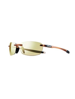 Sunglasses Descend N: Polarized Lens with Rimless Rectangular Frame