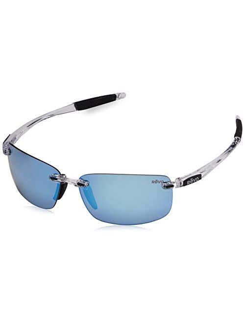 Revo Sunglasses Descend N: Polarized Lens with Rimless Rectangular Frame