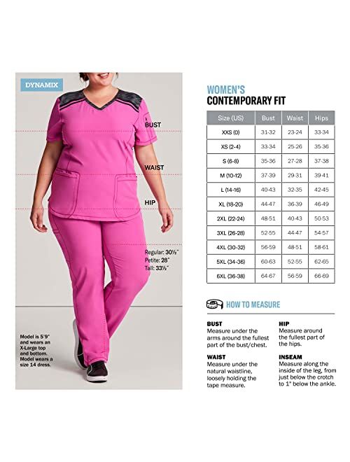 Dickies Dynamix Women Scrubs Pant Mid Rise Jogger DK234