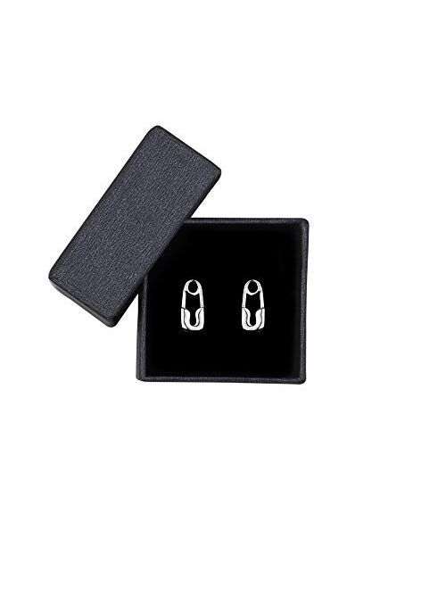 SOFIA MILANI - Women's Earrings 925 Silver - Safety Pin Stud Earrings - 20682