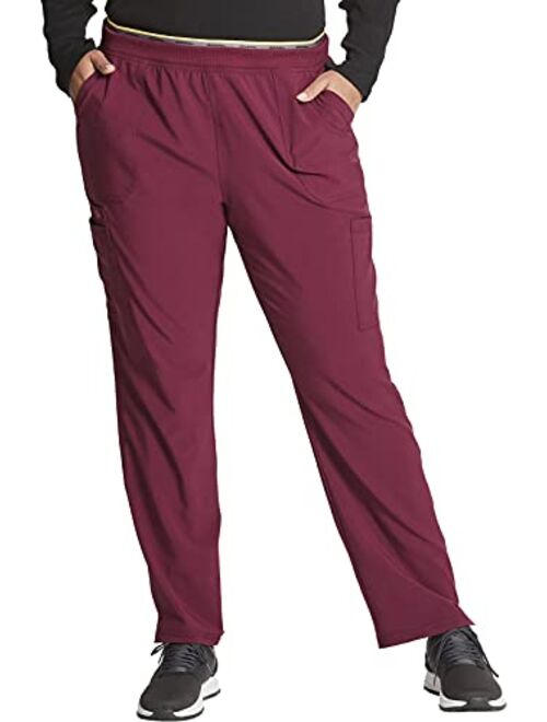 Dickies Retro Women Scrubs Pant Mid Rise Tapered Leg Pull-on Cargo DK035