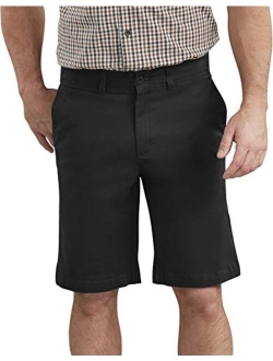 Men's 11 Inch Active Waist Washed Chino Short