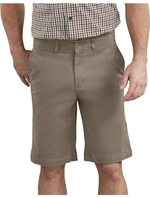 Dickies Men's 11 Inch Active Waist Washed Chino Short