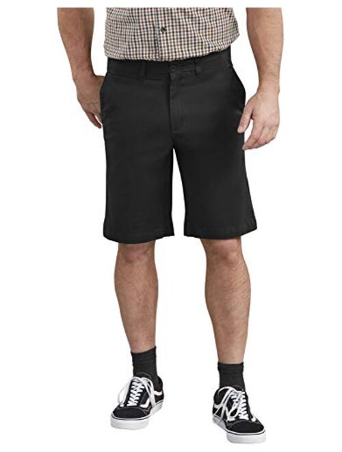 Dickies Men's 11 Inch Active Waist Washed Chino Short