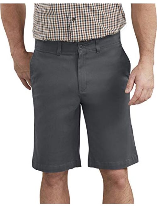 Dickies Men's 11 Inch Active Waist Washed Chino Short