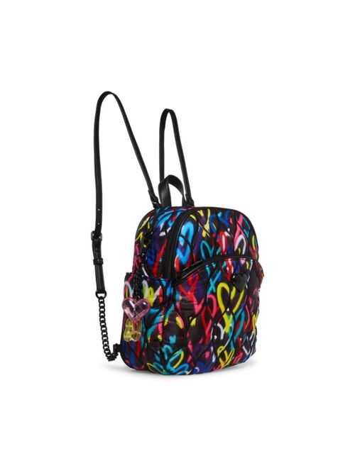 Betsey Johnson Women's Nylon Quilted Mini Backpack