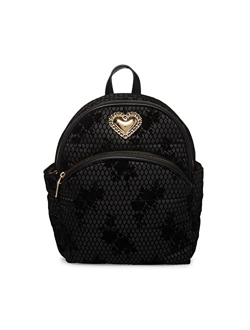 Betsey Johnson Women's Nylon Quilted Mini Backpack