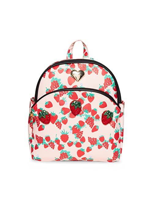 Betsey Johnson Women's Nylon Quilted Mini Backpack