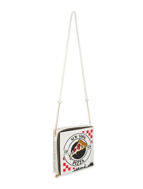 Betsey Johnson Pizza Box Crossbody Bag