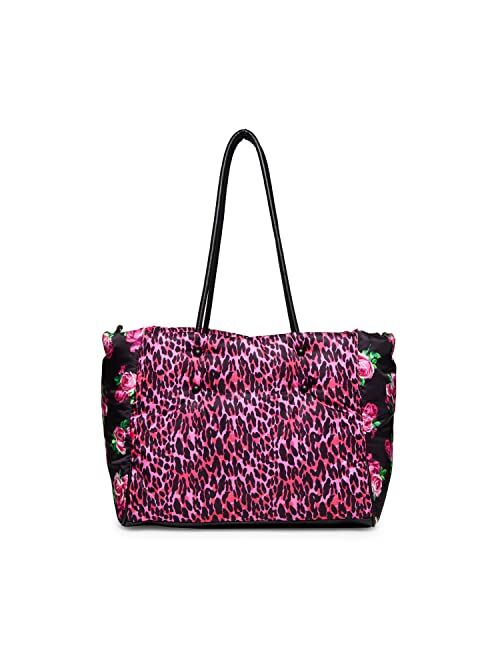 Betsey Johnson Unknown women's Garden Tote Bag, Pink Multi, One Size US