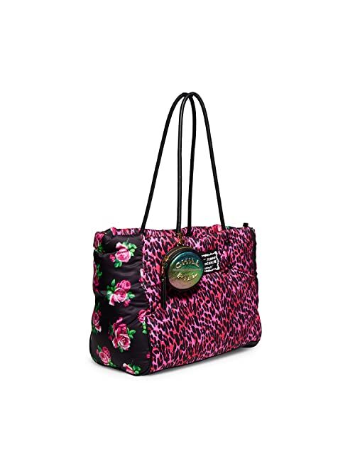 Betsey Johnson Unknown women's Garden Tote Bag, Pink Multi, One Size US