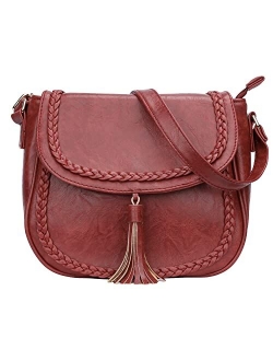 KKXIU Crossbody Bags for Women Hollow Purses with Adjustable Strap