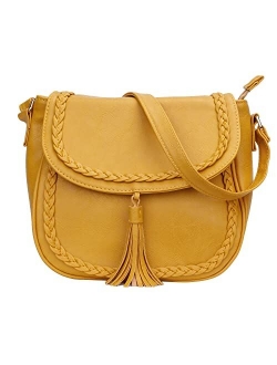 KKXIU Crossbody Bags for Women Hollow Purses with Adjustable Strap