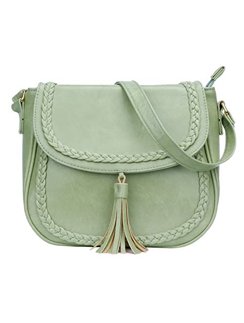 KKXIU Crossbody Bags for Women Hollow Purses with Adjustable Strap