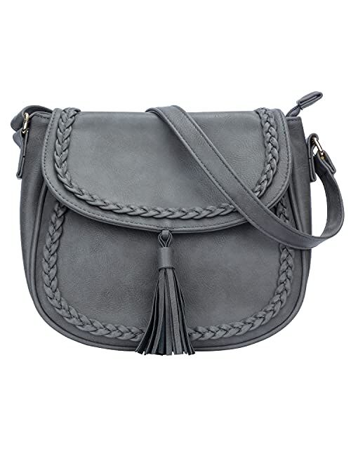 KKXIU Crossbody Bags for Women Hollow Purses with Adjustable Strap